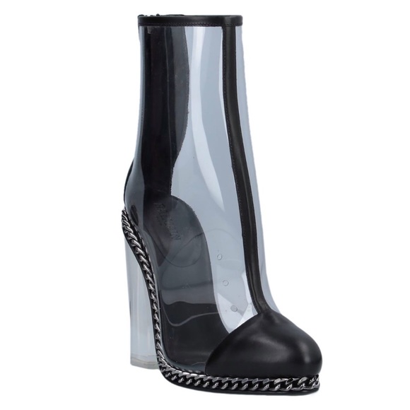 BALMAIN lucite clear ankle boots - Picture 13 of 15